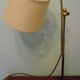 Reclining table lamp by Koch & Lowy for OMI, brass, metal, fabric - Germany - 60s/70s