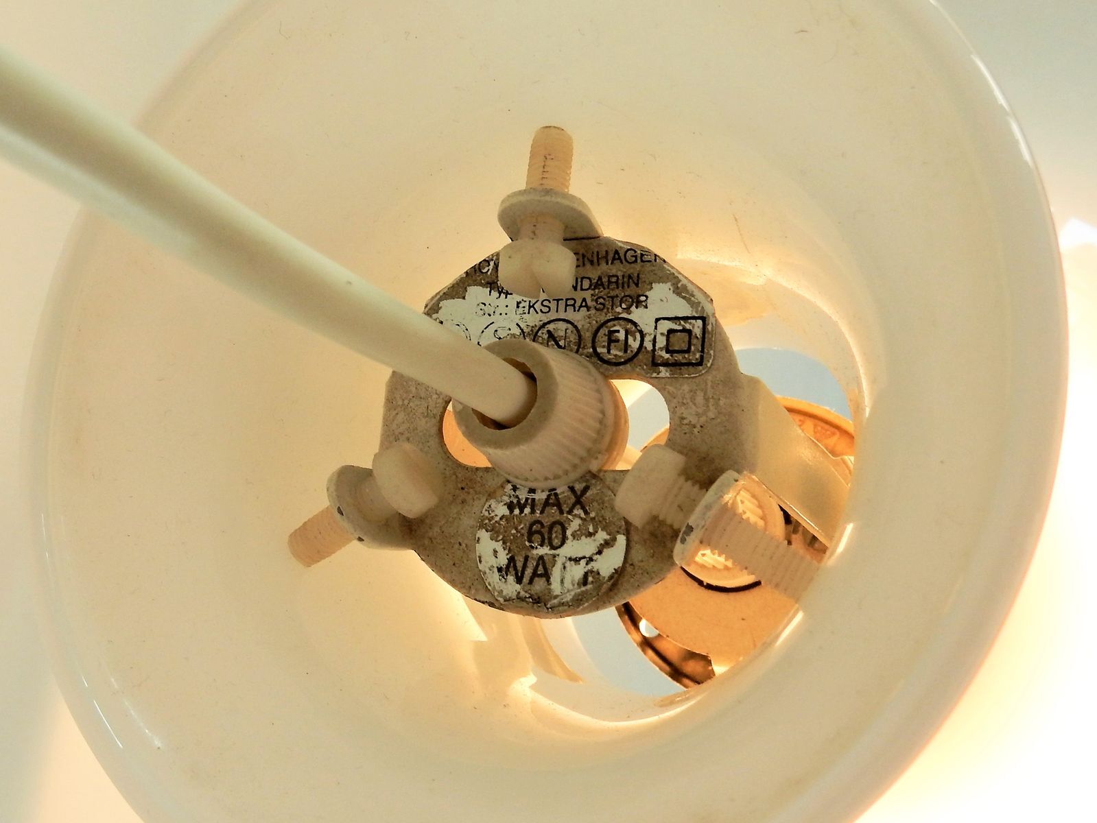 Mandarin model suspension by Michael Bang for Holmegaard 1980s