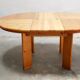 Vintage stretch dining table and 4 chairs by S. Coppola for Roche Bobois