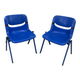 Paire de chaises Piretti « Dorsal «
