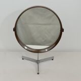 Uno and Osten Kristiansson rosewood table mirror edition Luxus Sweden circa 1960