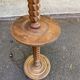 Art Deco floor lamp in solid wood in the style of Charles Dudouyt 1950