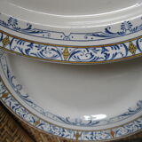 Round dish Creil and Montereau