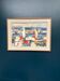 Original Swedish Oil on Canvas - "Abstract Harbour Motif" vintage