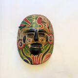 Colored terracotta mask, Mexico 1970s