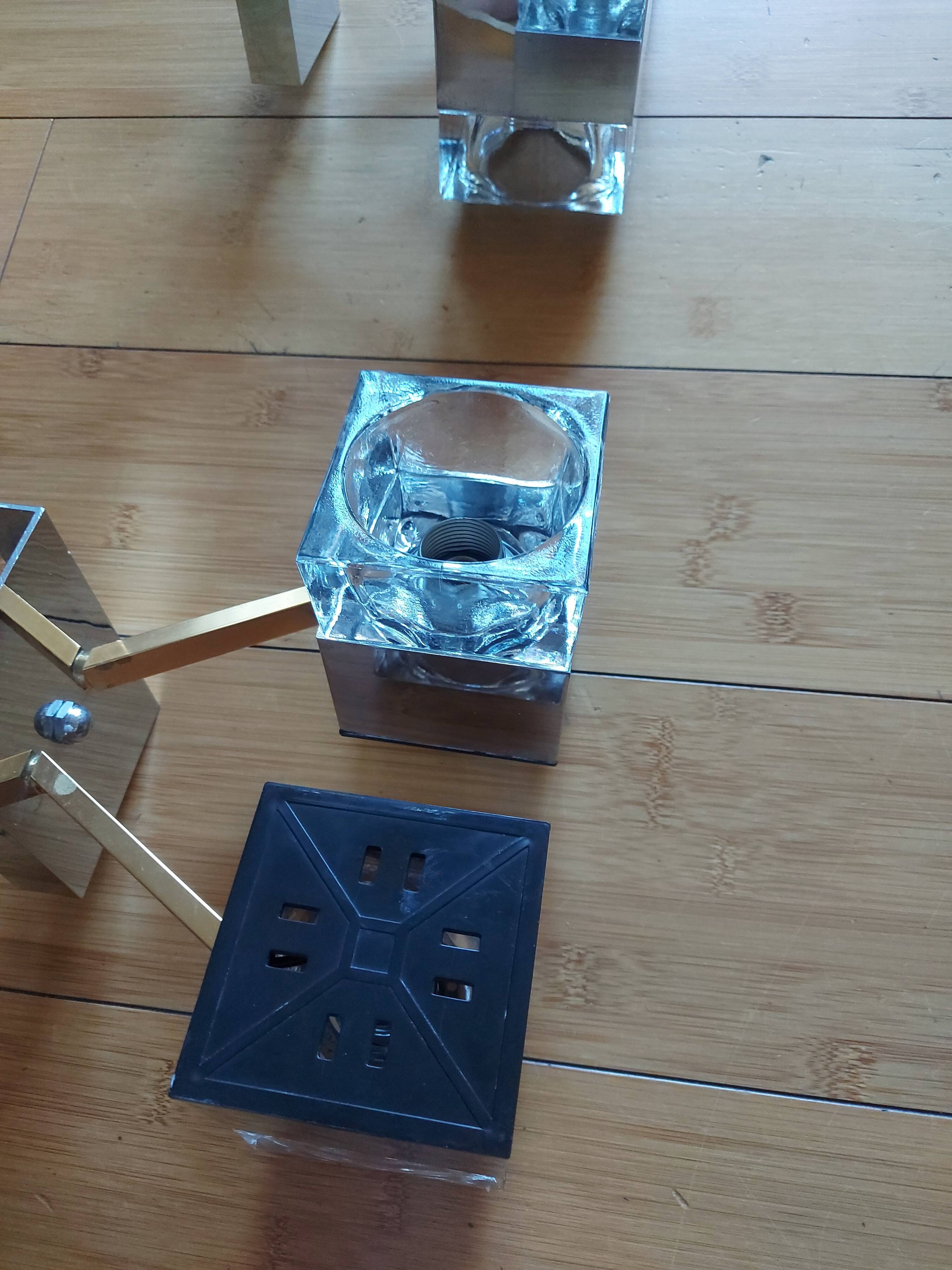 Paire d'appliques années 70, Sciolari