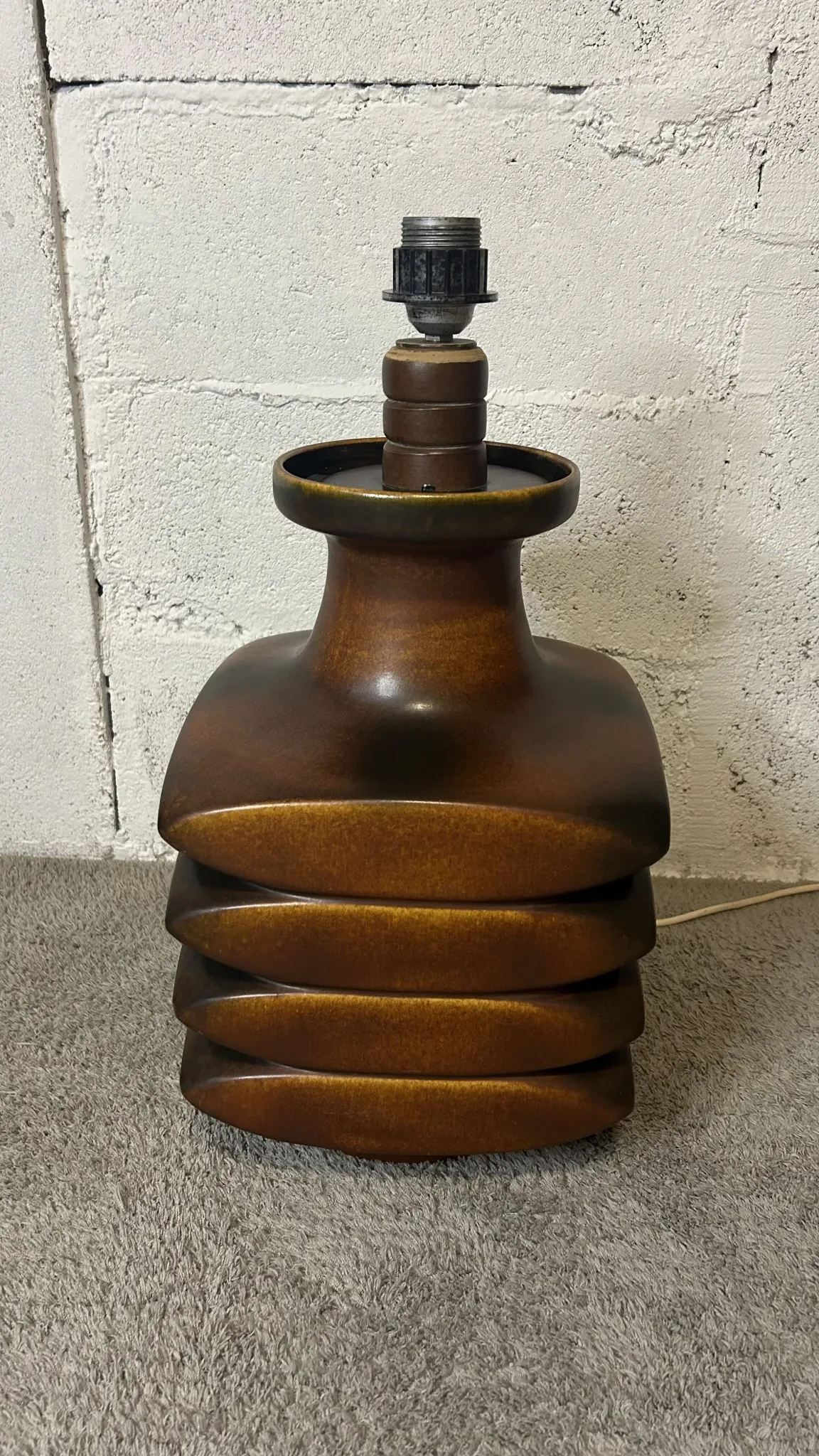 Sculptural lamp base in ceramic West Germany – 1960s-70s