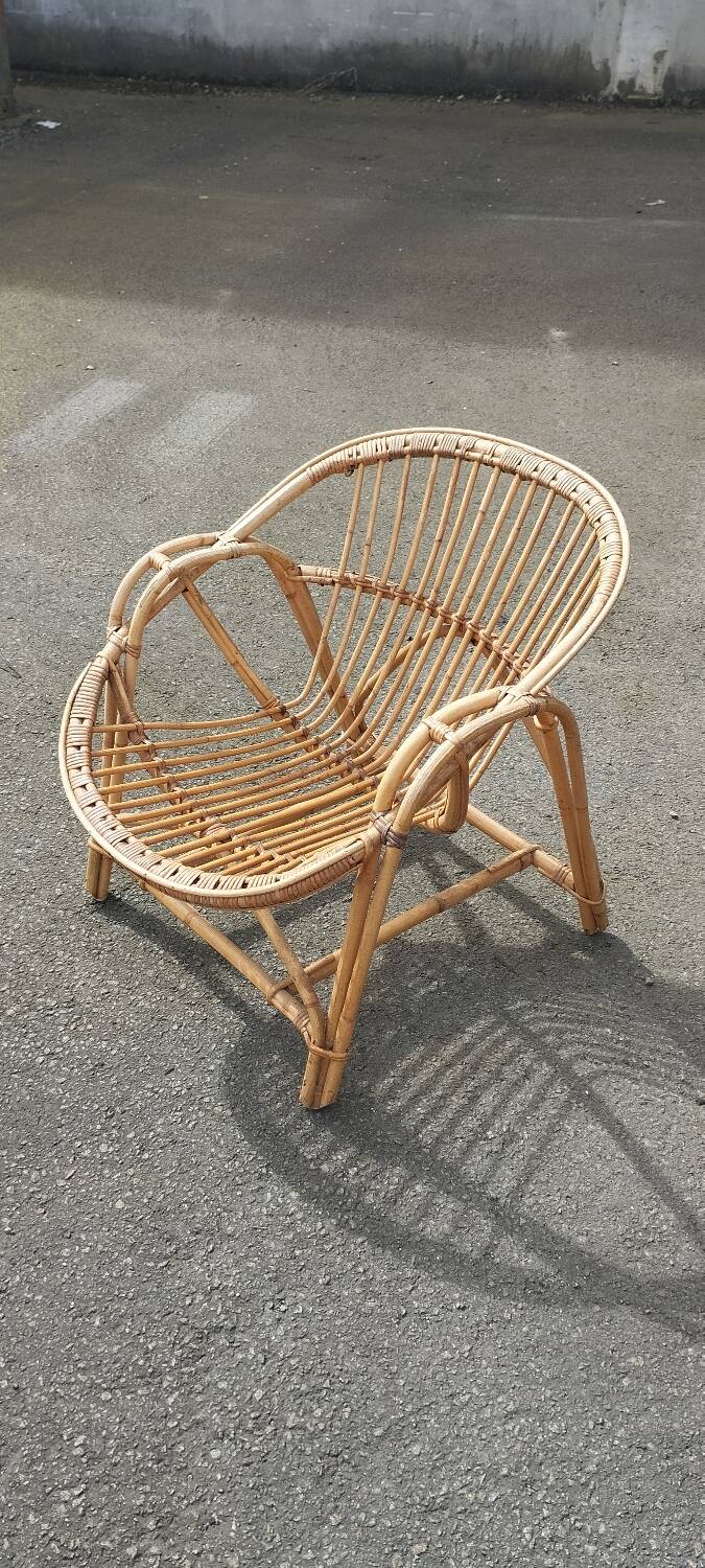 Rattan garden furniture from the 70s