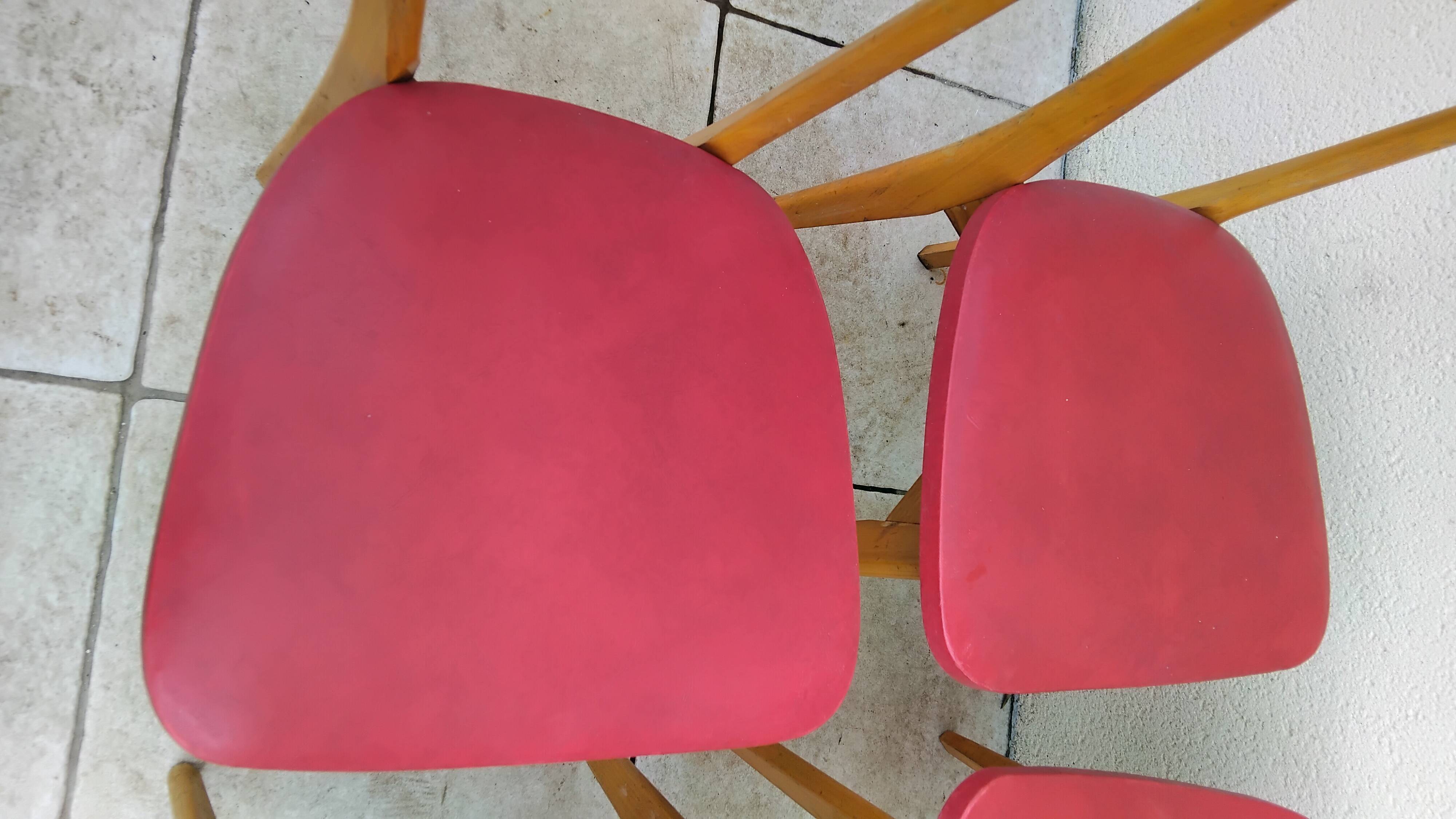 4 vintage Scandinavian chairs