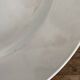 Set of large round white earthenware dishes from Creil and Montereau, 19th century
