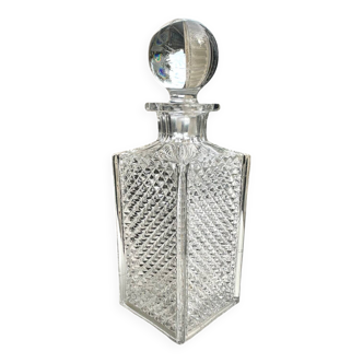 Baccarat Pointed Diamond Decanter 19th
