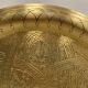 Golden brass tray