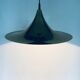 Postmodern Witch Hat Gold Pendant Lamp, 1980s
