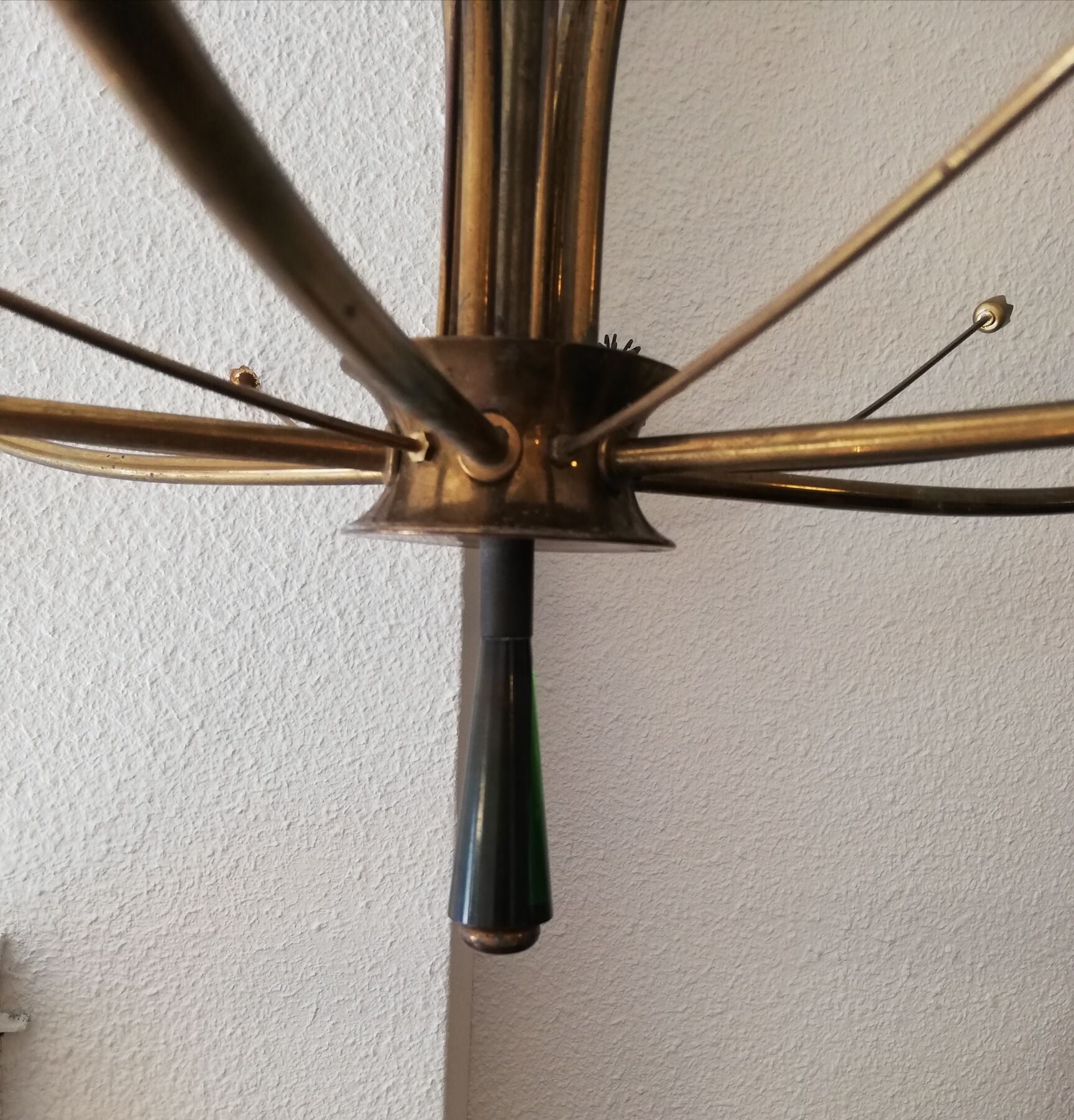 Chandelier 10 fires Lunel Collection Lily of the valley around 1950