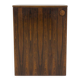 Bar à sec autoportant en bois avec couvercle rabattable
