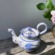 Moustiers blue ceramic teapot