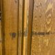 Old wardrobe, painted faux wood 19th century