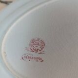 Oval serving dish Lunéville model Sebastopol