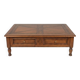 Belle table de salon bois lassif