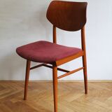 Ensemble de quatre chaises de salle à manger tchèques des années 1960 par TON avec une influence scandinave