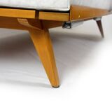 Restored Vintage Modular Corner Sofa Bed with Ottoman, 1960s