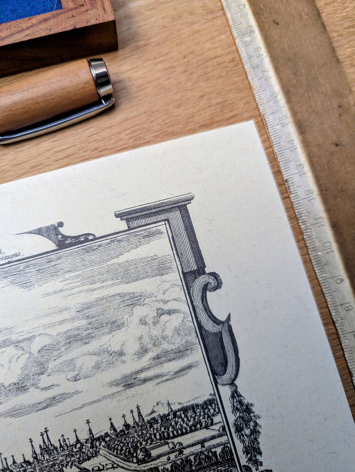 Printed in 1970, Rennes, Brittany.