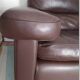 Italian leather sofa Poltrona Frau by Tito Agnoli