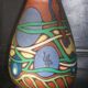 Two Belgium country vases low unique pieces signed