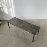 1950s slate coffee table