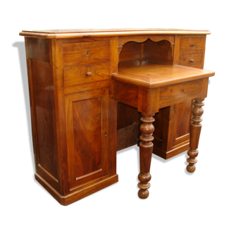 Desk walnut time Louis Philippe