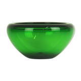 Coupe en verre vert par Holmegaard