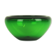 Green glass cut by Holmegaard