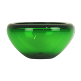 Coupe en verre vert par Holmegaard