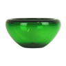 Coupe en verre vert par Holmegaard