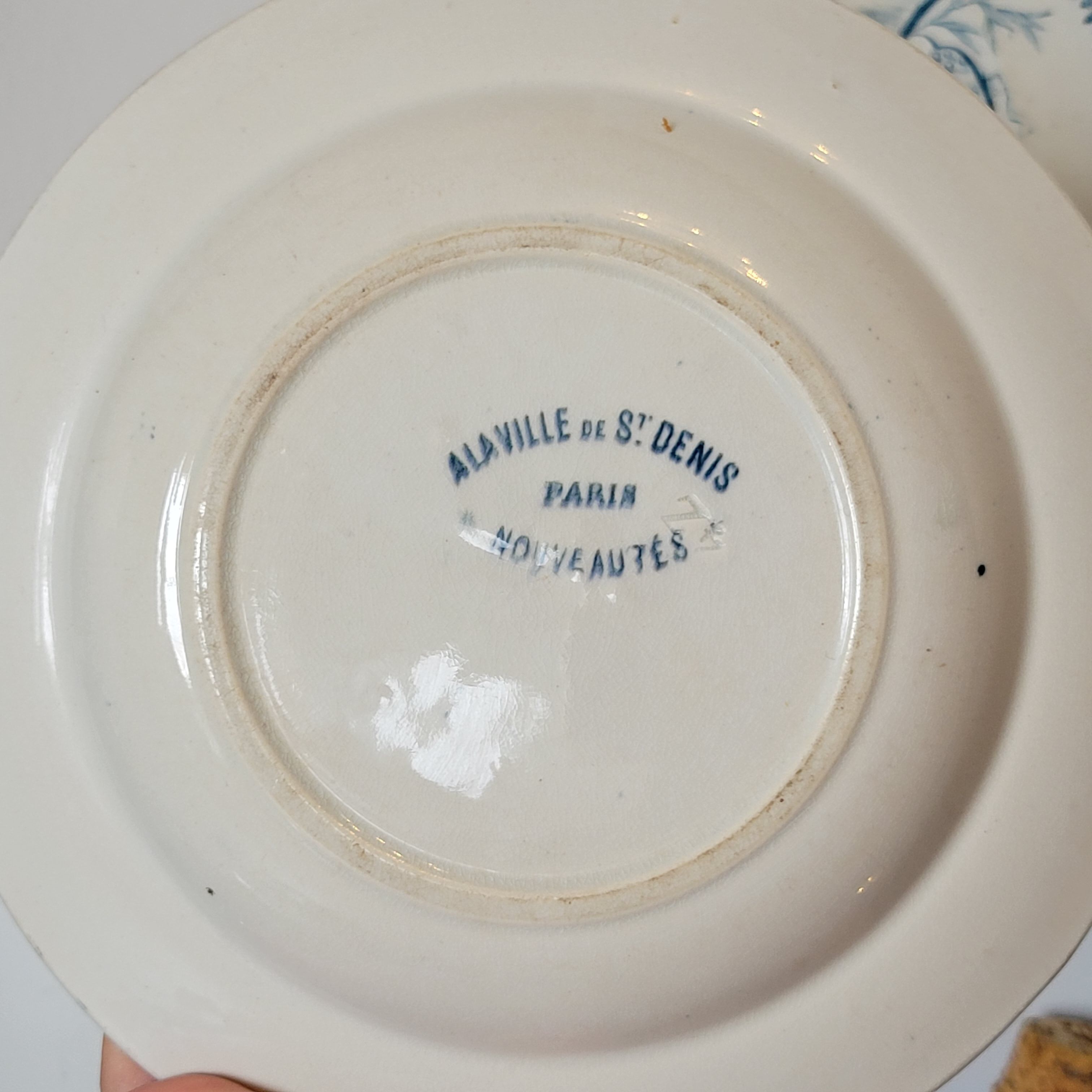 Assiettes A la ville de St Denis Paris nouveautés