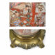 Pair of Satsuma porcelain oil lamps