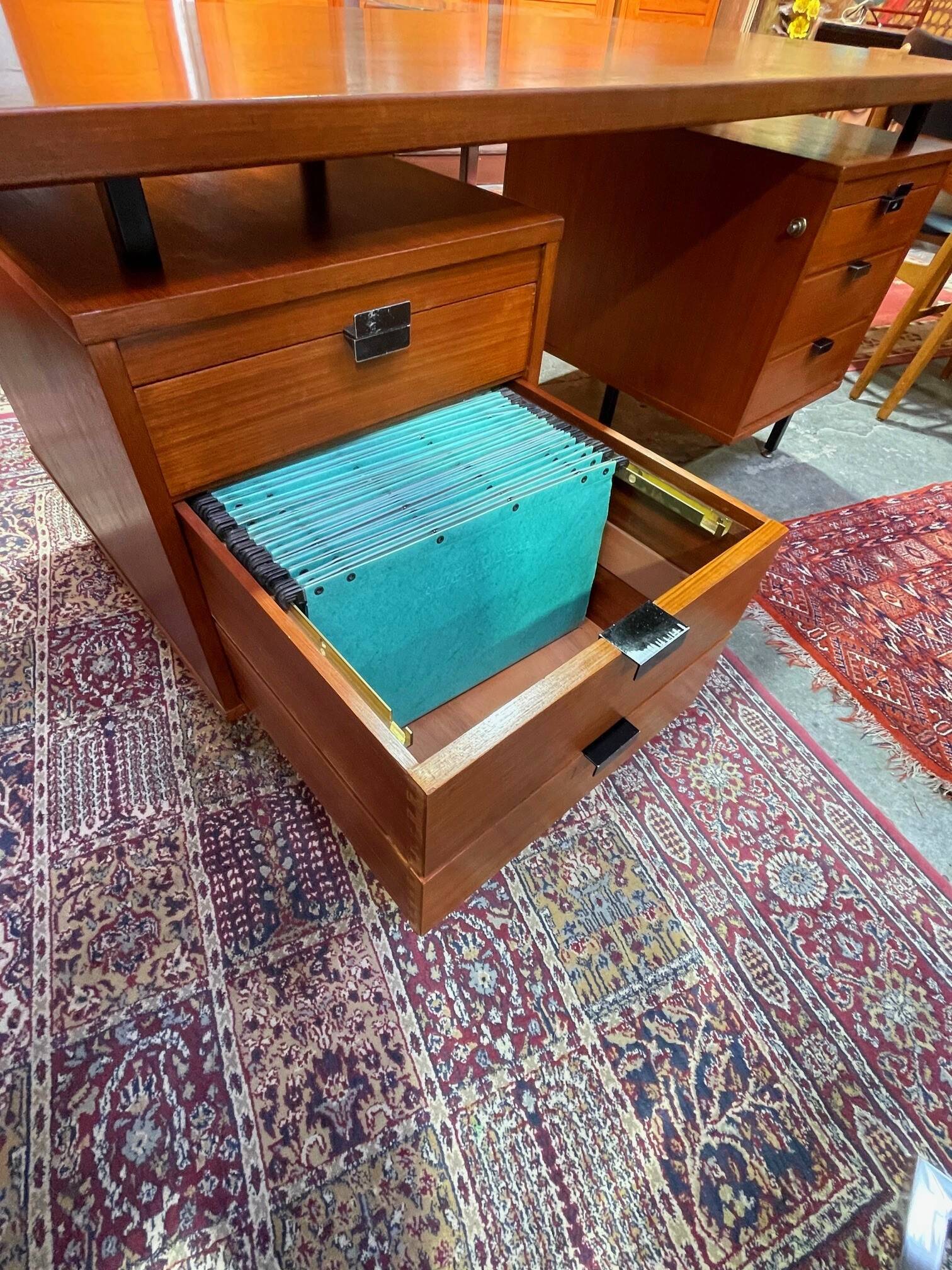 Bureau vintage par Jacques Hitier années 50