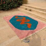 Berber Moroccan rug decorated 200cm x 300cm