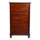 Six-drawer chest of drawers or chiffonnier, Empire / Restoration period