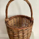 Raw wicker basket