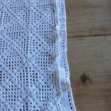 Handmade crochet antique pillowcase