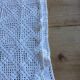 Handmade crochet antique pillowcase