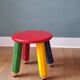 Tabouret crayon style Memphis