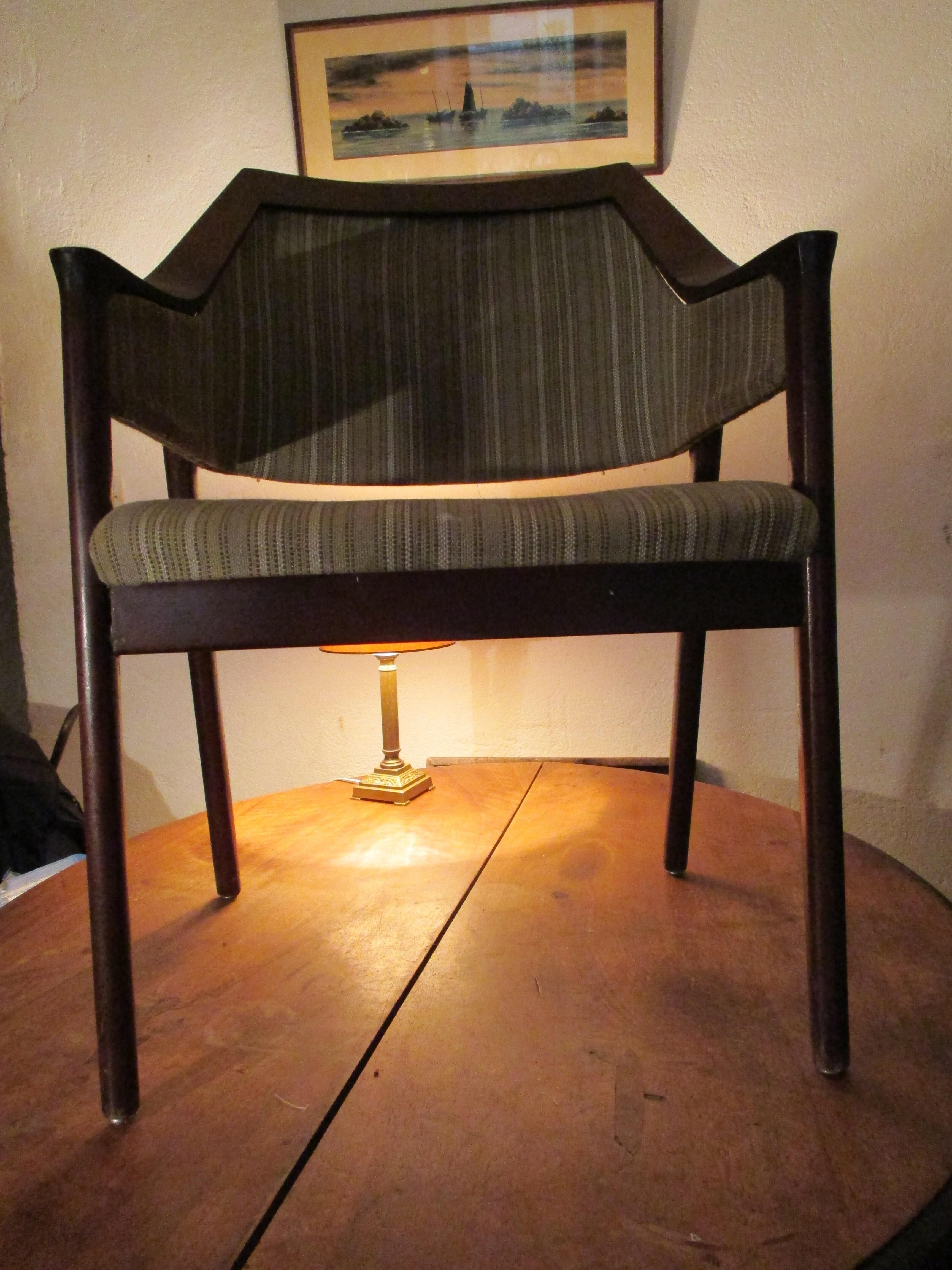 Scandinavian style mahogany chairs