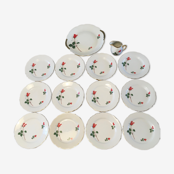 Dessert service in European porcelain Sofafils