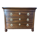 Commode en noyer époque Restauration
