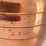 Copper planter “mur de barrez” 1960s