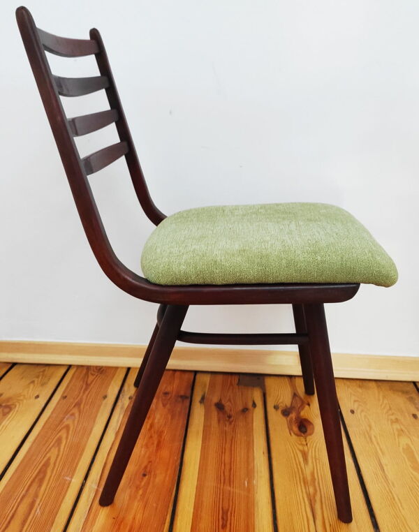 Ensemble de quatre chaises Jitona Tchécoslovaquie années 1970