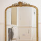 English victorian giltwood wall mirror - 174x138cm