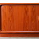 Dyrlund Denmark 1950s drum teak credence